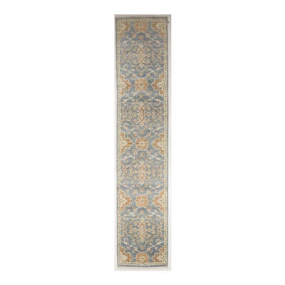 Ember Blue Area Rug - 2' 6'' X 12' 0'' - 2' 6'' X 12' 0''
