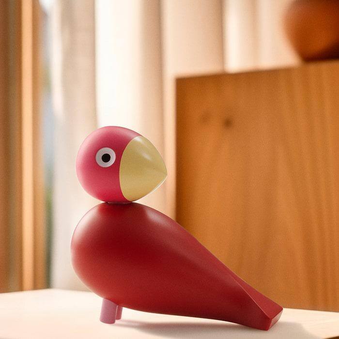 Kay Bojesen Year Bird Flora 2024, Pink - H: 4.9"