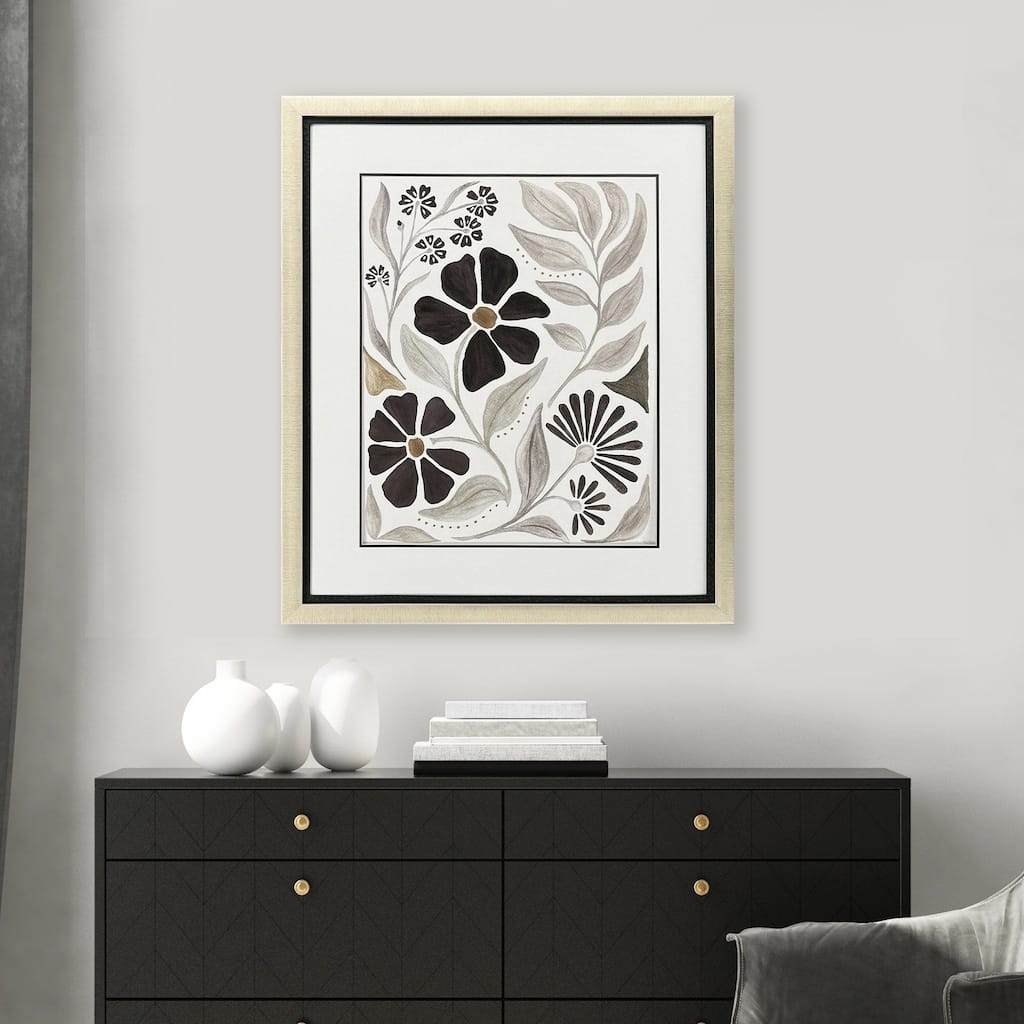 Paragon Modern Petals III Framed Art
