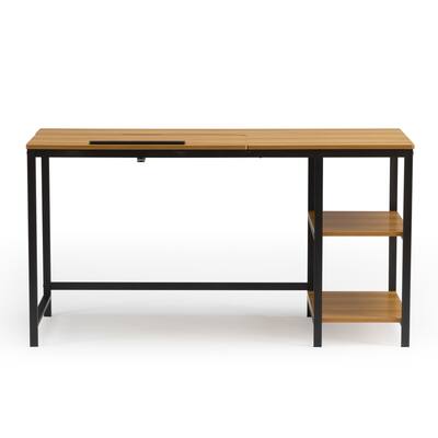 55 inch Multi-function Drafting Table,computer desk，phone，pad，computer 12 different position adjustable stand table