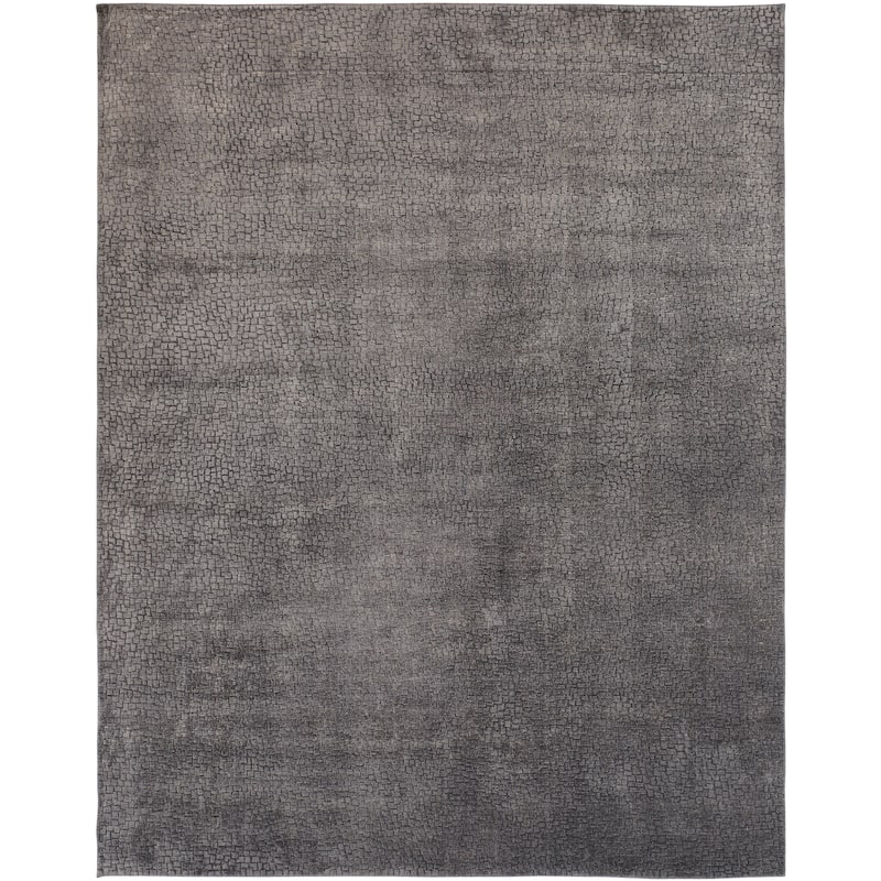 Handmade Mosaic Hand-loomed Solid Color Area Rug