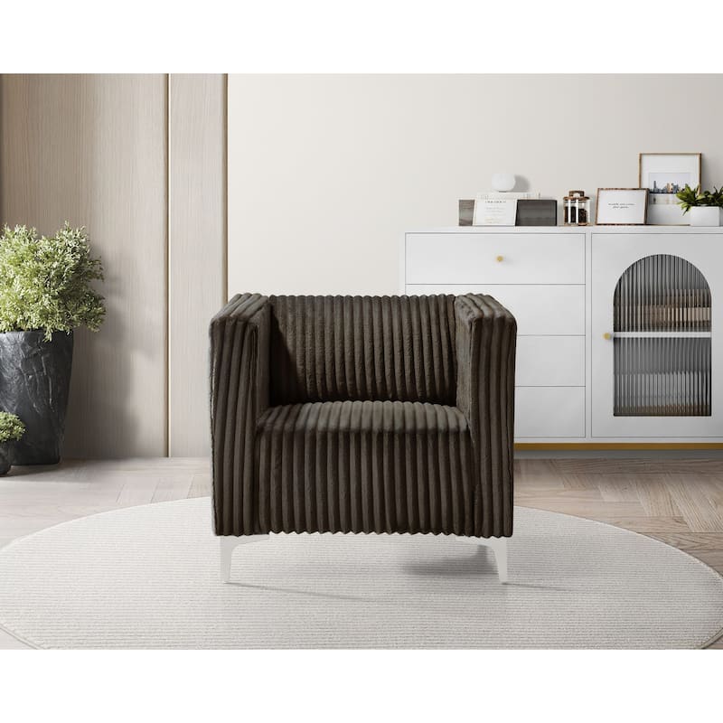 Clayfell Gavin Velvet Square Arm Living Room Set