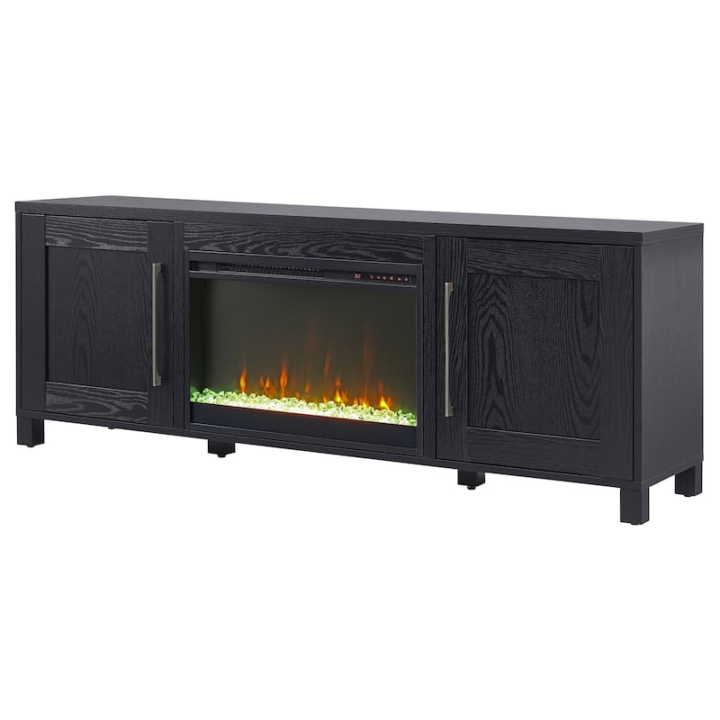 Chabot TV Stand with Crystal Fireplace
