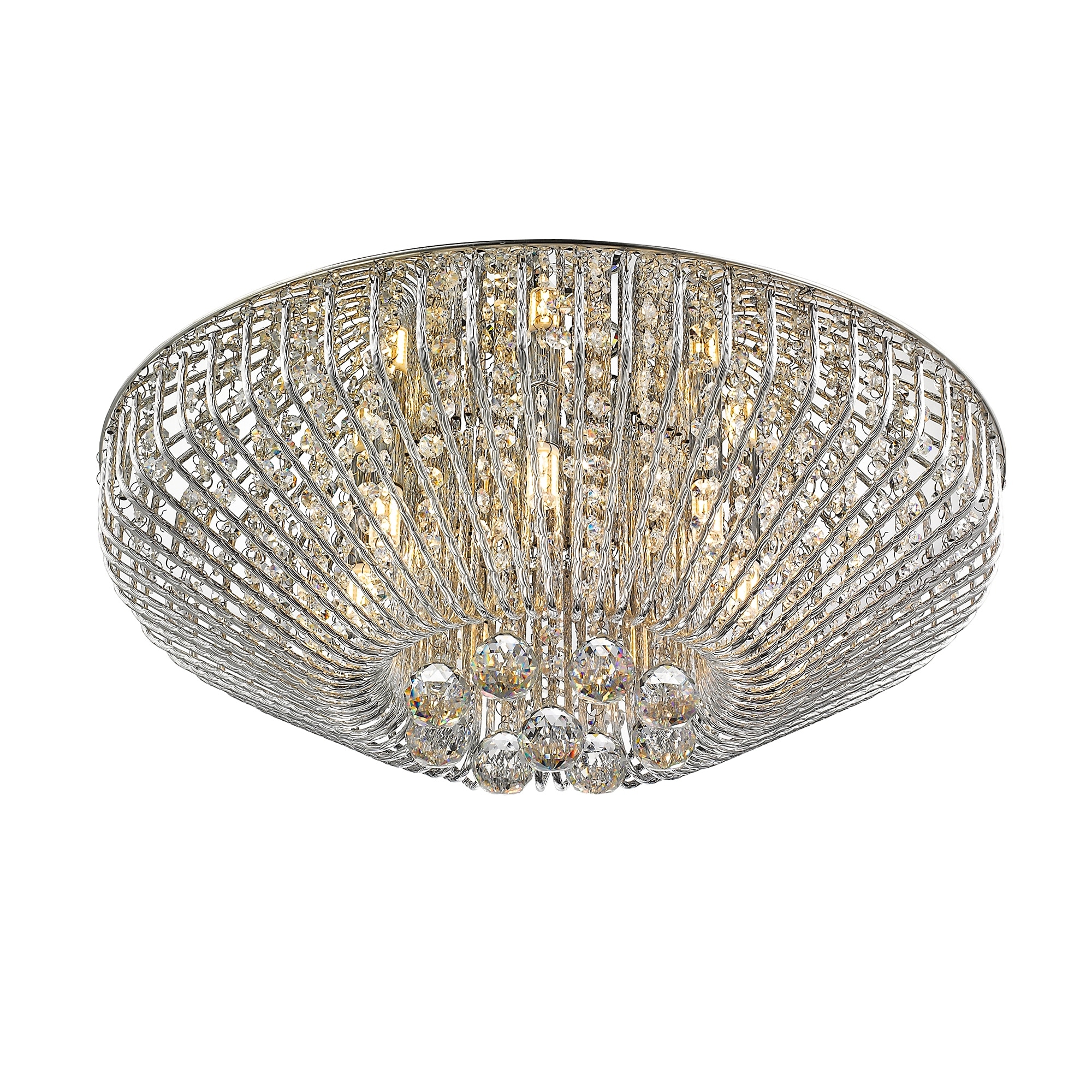 Ove mio iii led ceiling light with k9 crystals best sale