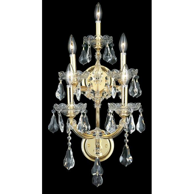Fleur Illumination 5 light Gold Wall Sconce