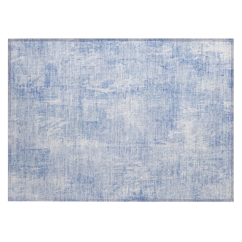 Machine Washable Indoor/ Outdoor Chantille Boho Abstract Rug