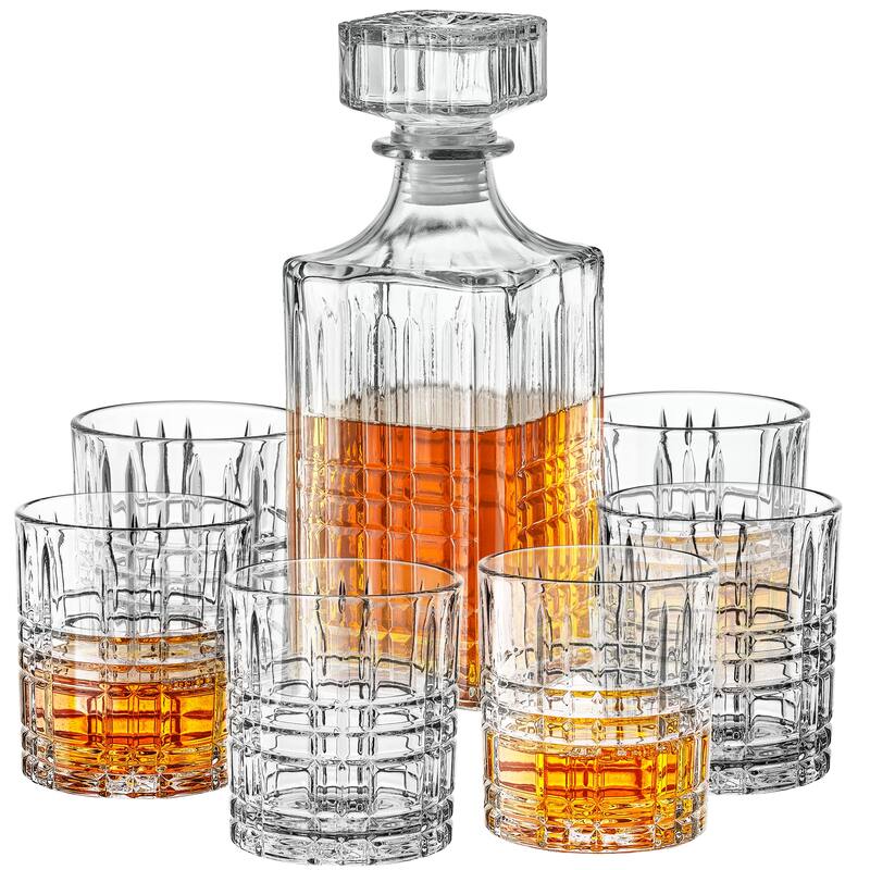Lexington Whiskey Set - Set of 7 - 11"W x 21"D x 10"H