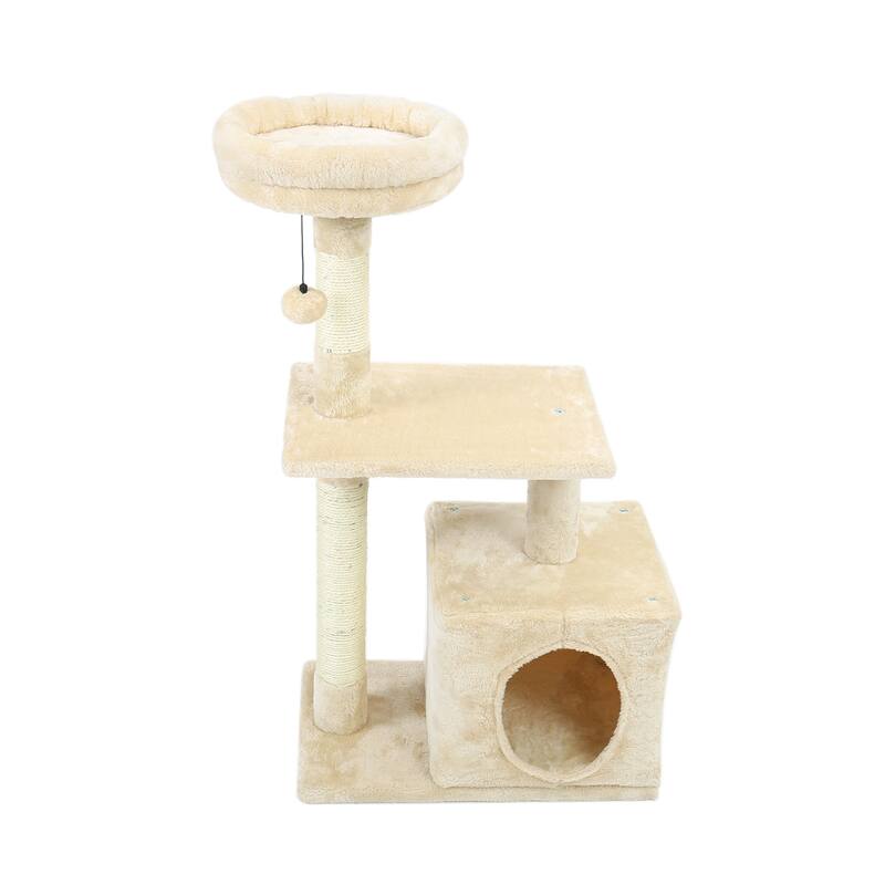 Pet Cat Tree Condo House Scratcher Scratching Post Climbing Tree Toys