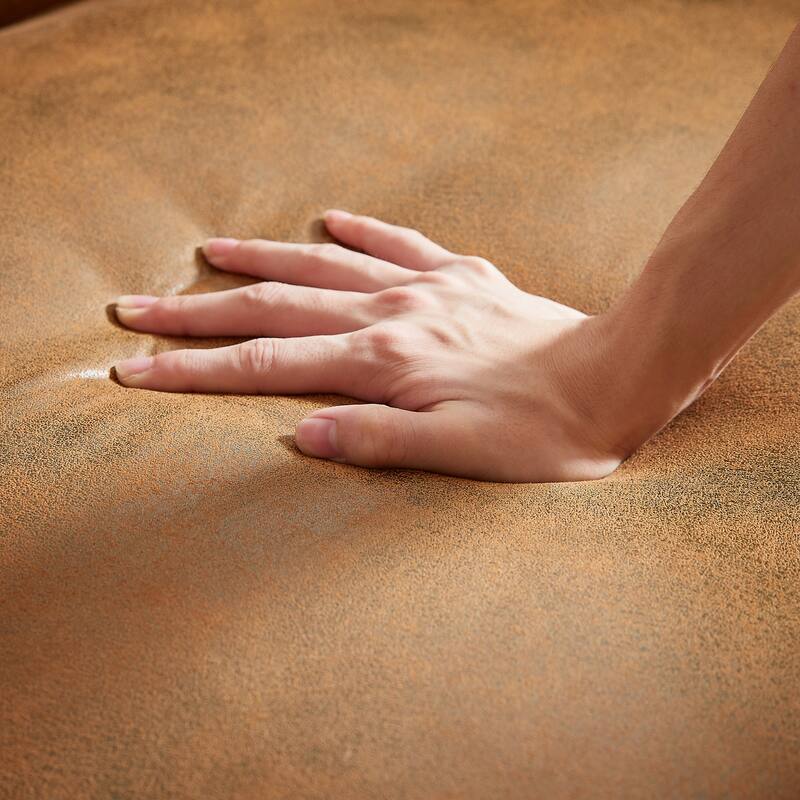 Chesterfield 85.5" Tech Fabric 3-seater Sofa with Cushions