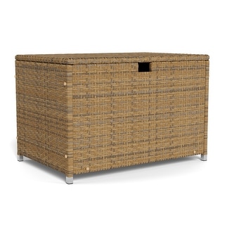 Stonewick Tree Bark Outdoor Wicker Medium Storage Box