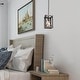 preview thumbnail 5 of 10, Modern Farmhouse 1-Light Wood Pendant Rustic Island Lights for Dining Room