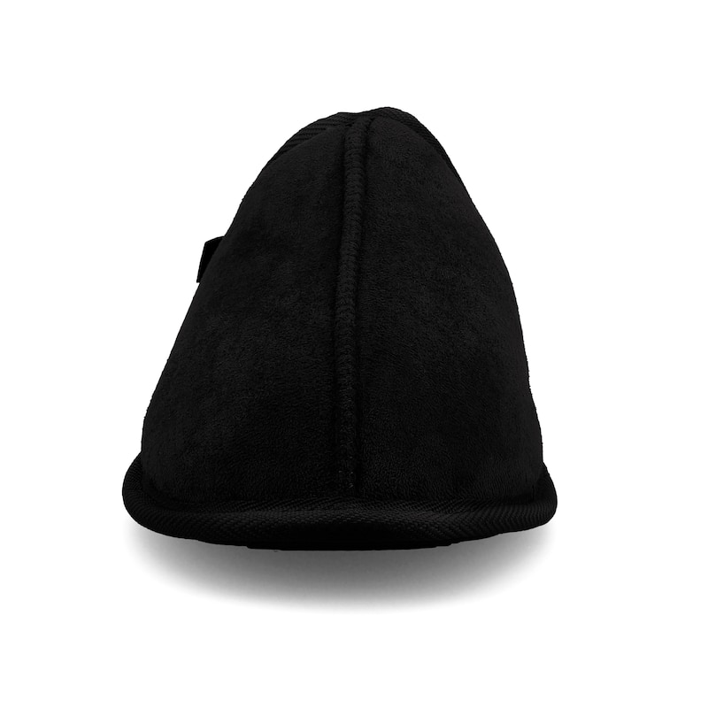 Vance Mens Duncan Scuff Slipper - Black - Medium