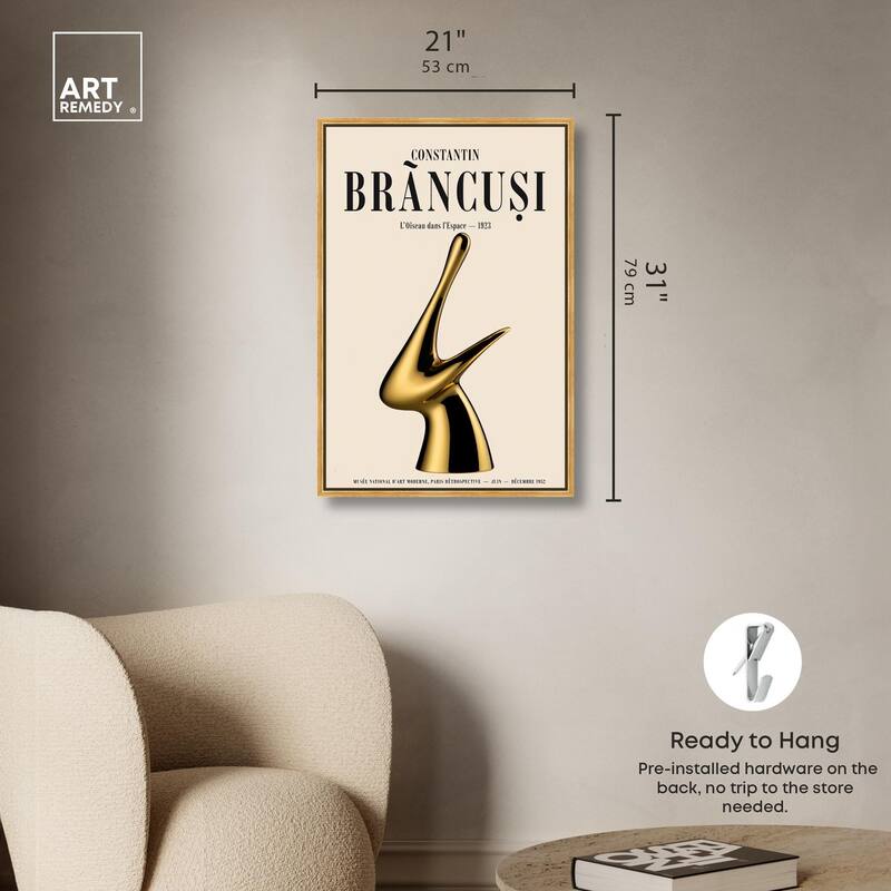 Bird in Space Sculpture Canvas by Art Remedy