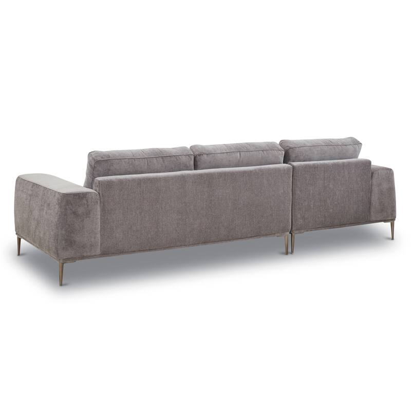 Poly & Bark Rue 113" Fabric Sectional Sofa