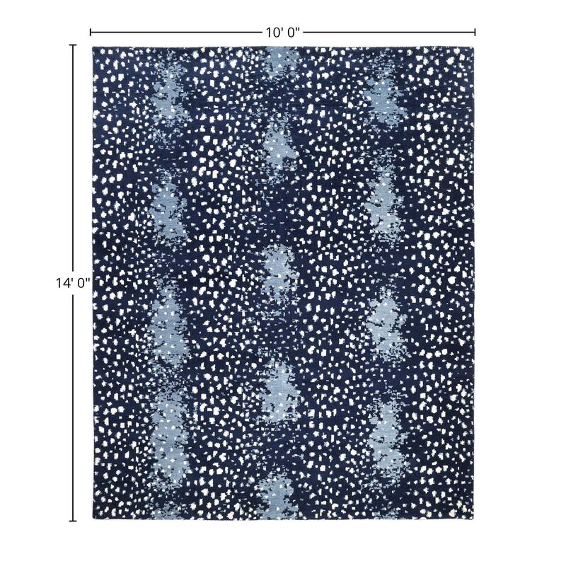 Overton Handmade Modern Contemporary Animal Print Area Rug