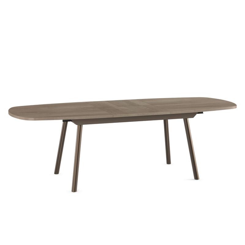 Amisco Gibson Table and Lucio Chairs 7-Piece Dining Set