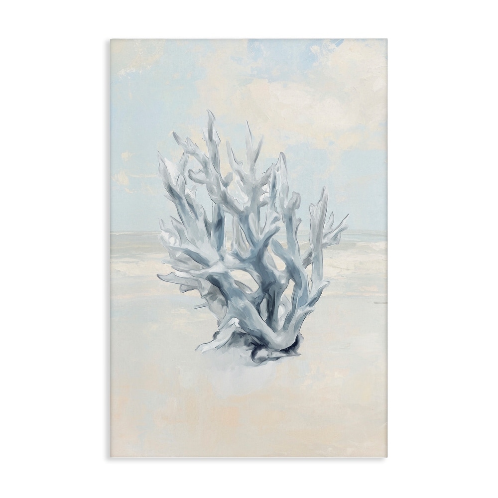Stupell Soft Minimal Coral Branch Canvas Wall Art Design By Ramona Murdock