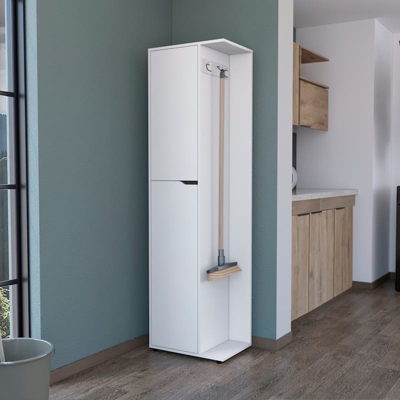 Storage Closet for Kitchen, Dining Room,Living Room, White