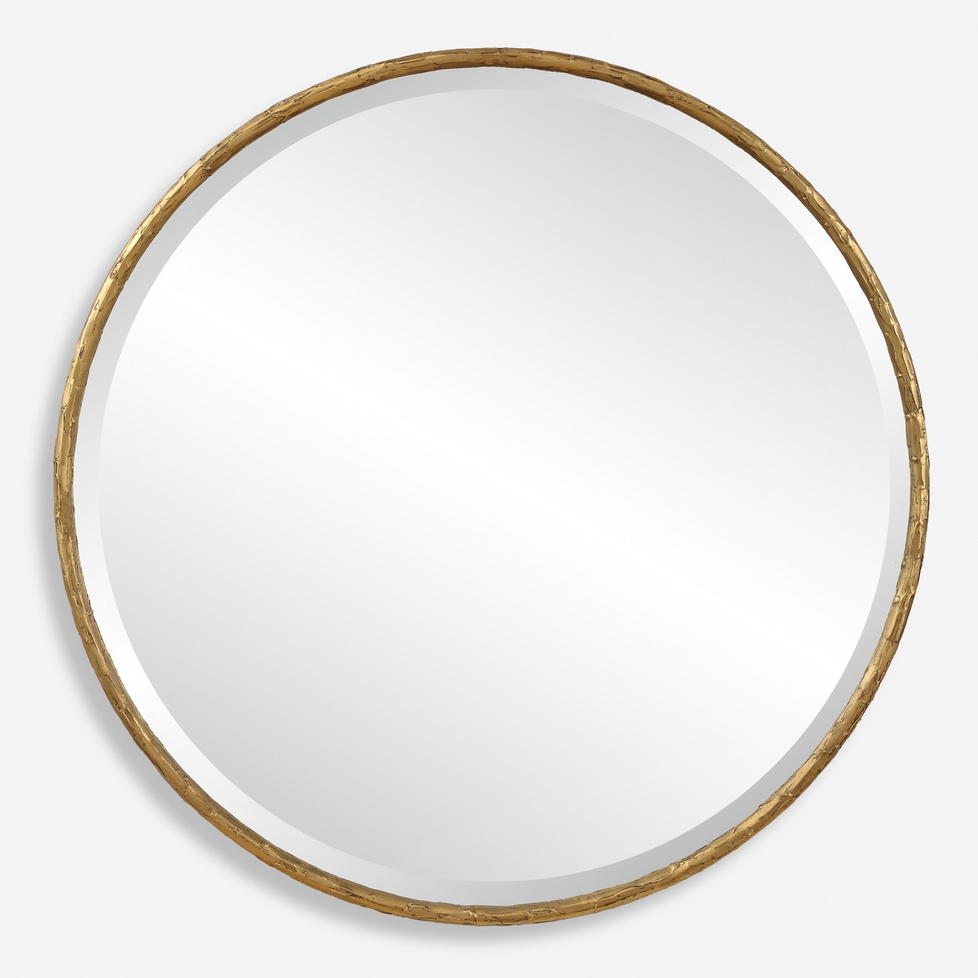 Uttermost 09989 Sutton 47-1/4" Diameter Circular Framed Accent Mirror