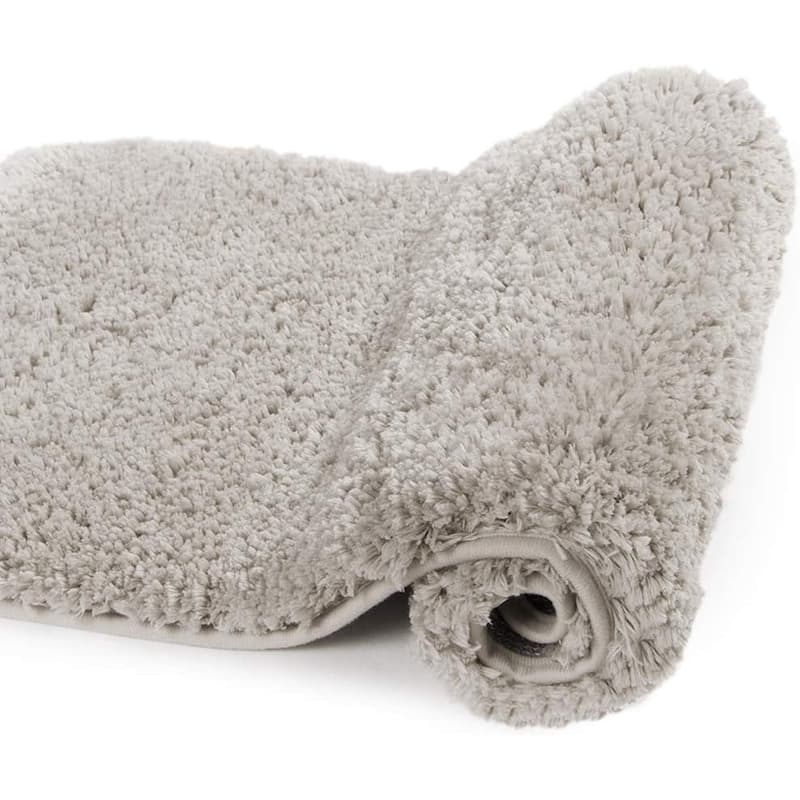 Bathroom Rug Non Slip Bath Mat for Bathroom, Water Absorbent Soft Microfiber Shaggy Bathroom Mat Machine Washable Bath Rug - Tan
