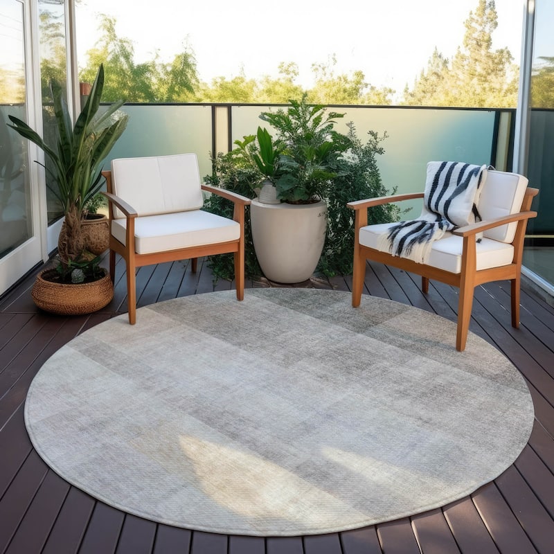Belo Ombre Weather Resistant Classic Meets Modern Runner Outdoor Rug