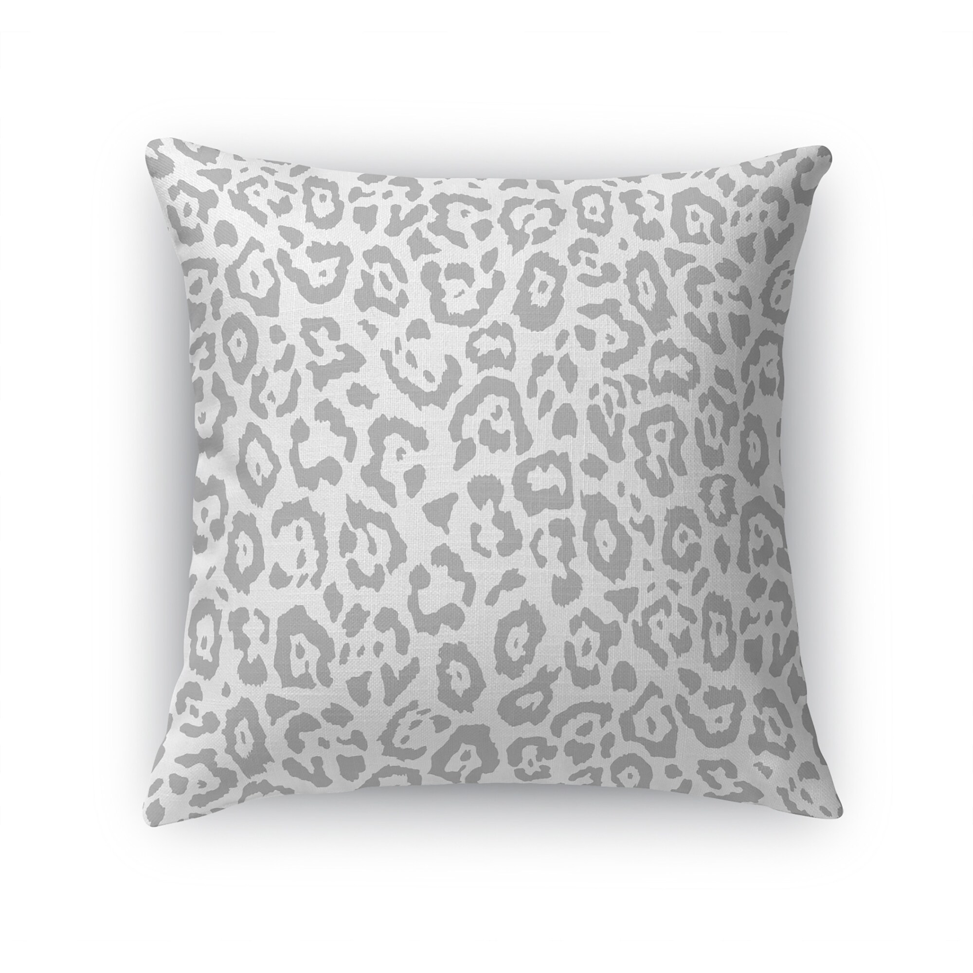 LEOPARD PRINT GREY Accent Pillow By Kavka Designs Bed Bath
