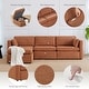 preview thumbnail 39 of 179, Mia Oversized Modular Sectional Fabric Sofa