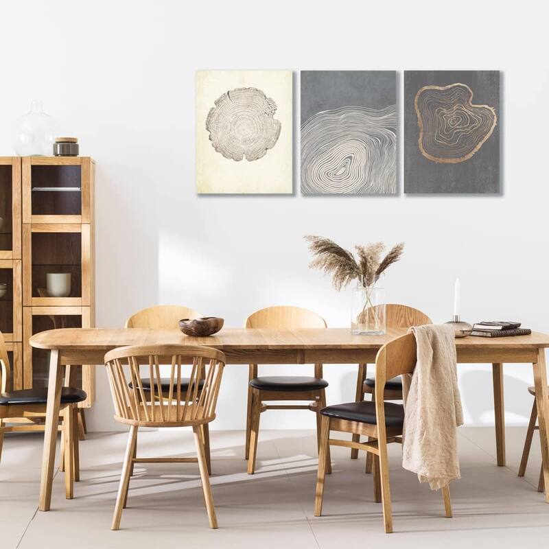 Canvas Tree Ring Wall Art