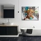 preview thumbnail 10 of 8, Stupell Highland Cow Bubble Bath Canvas Wall Art Design By Mehu Art