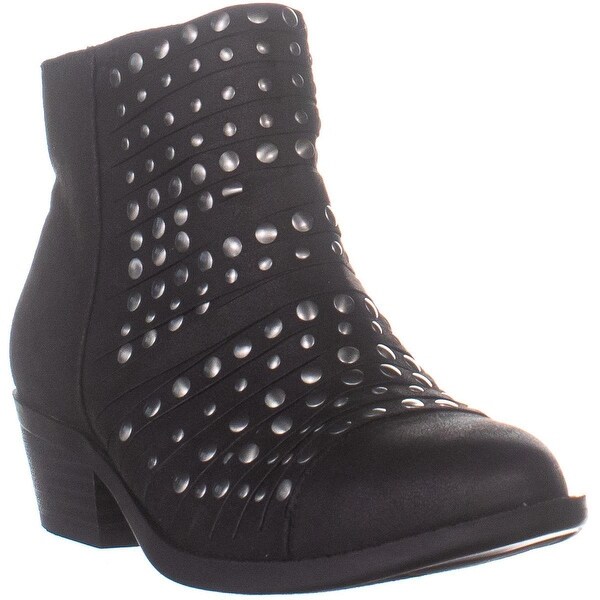 white mountain booties black