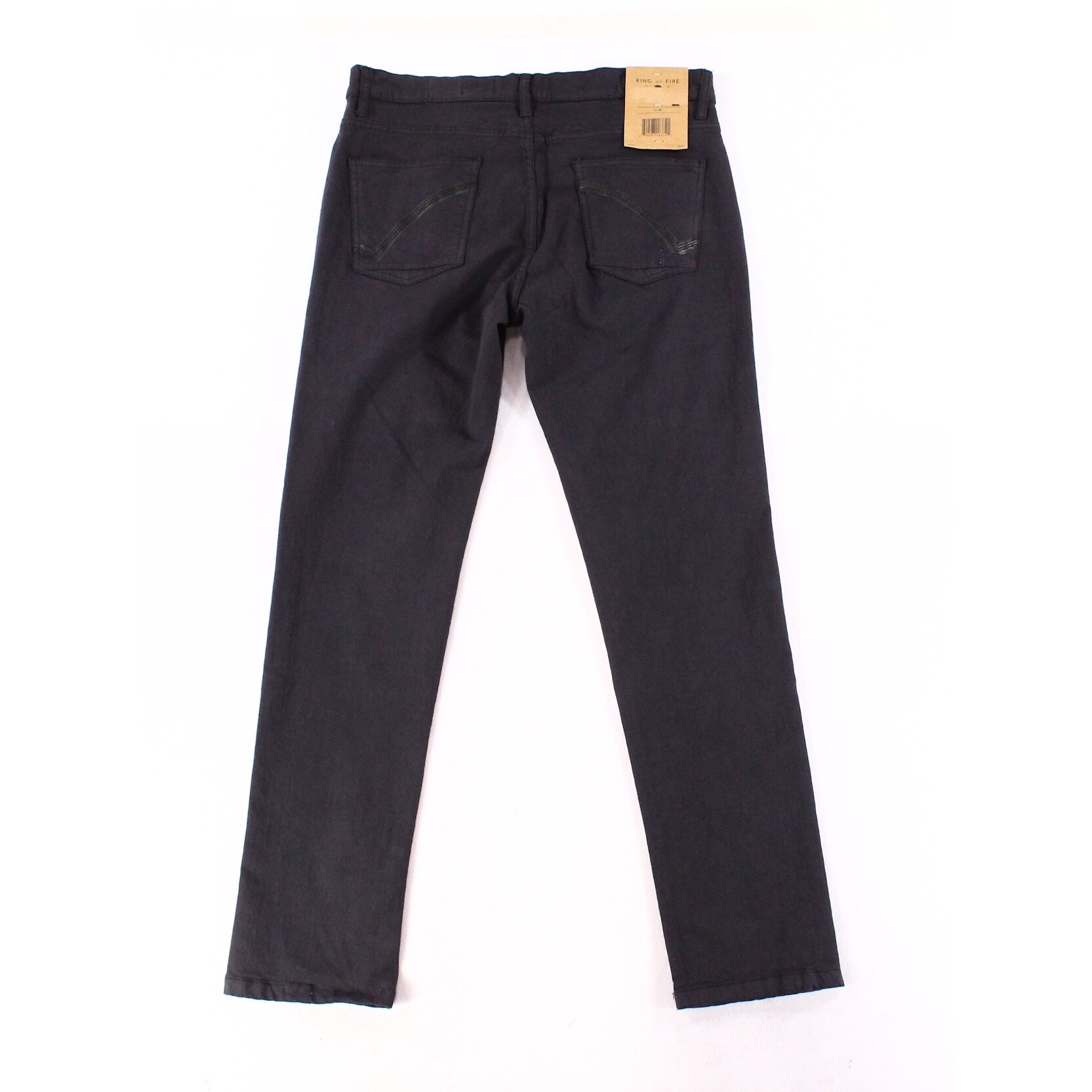 Shop Ring Of Fire Mens 34x32 Slim Distressed Stretch Jeans