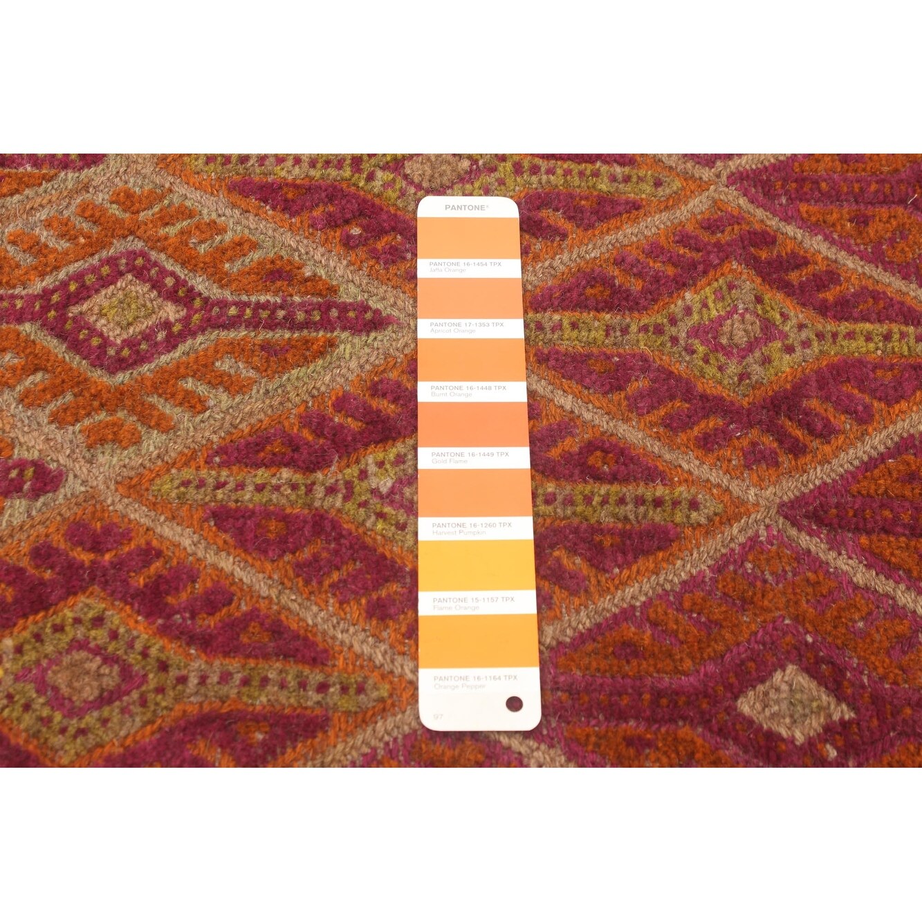 Ecarpetgallery Hand Knotted Tajik Caucasian Orange Purple Wool Rug 2 10 X 5 11 Overstock