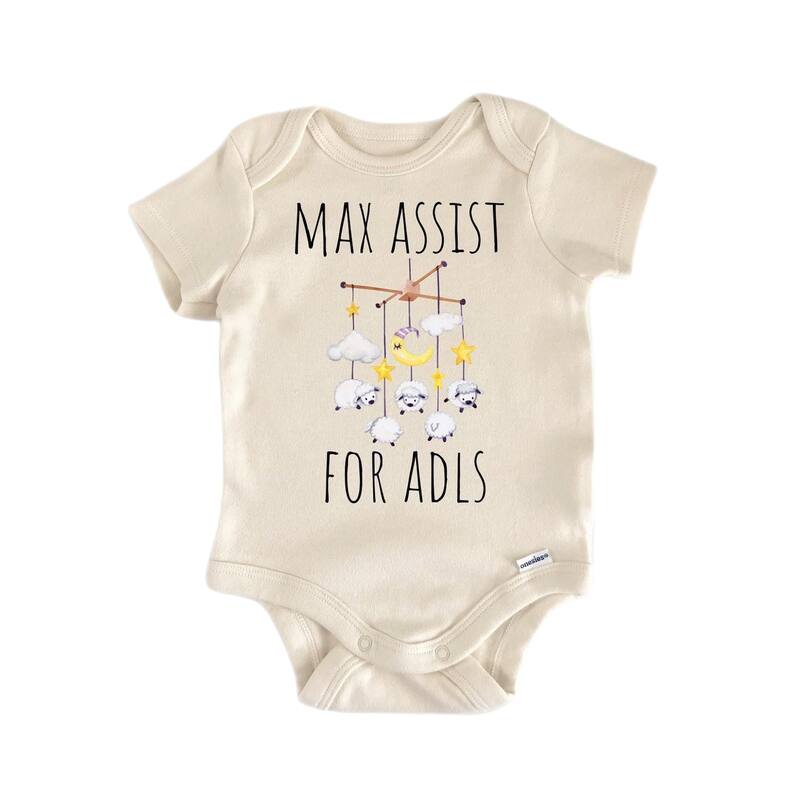 Occupational Therapy ADLS - Baby Boy Girl Clothes Infant Bodysuit Funny Cute Newborn - Pink - 0-3M