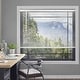 preview thumbnail 2 of 3, Chicology Light Filtering Cordless Vinyl Mini Window Blinds - 1" Slats - White 48" Height Sizes