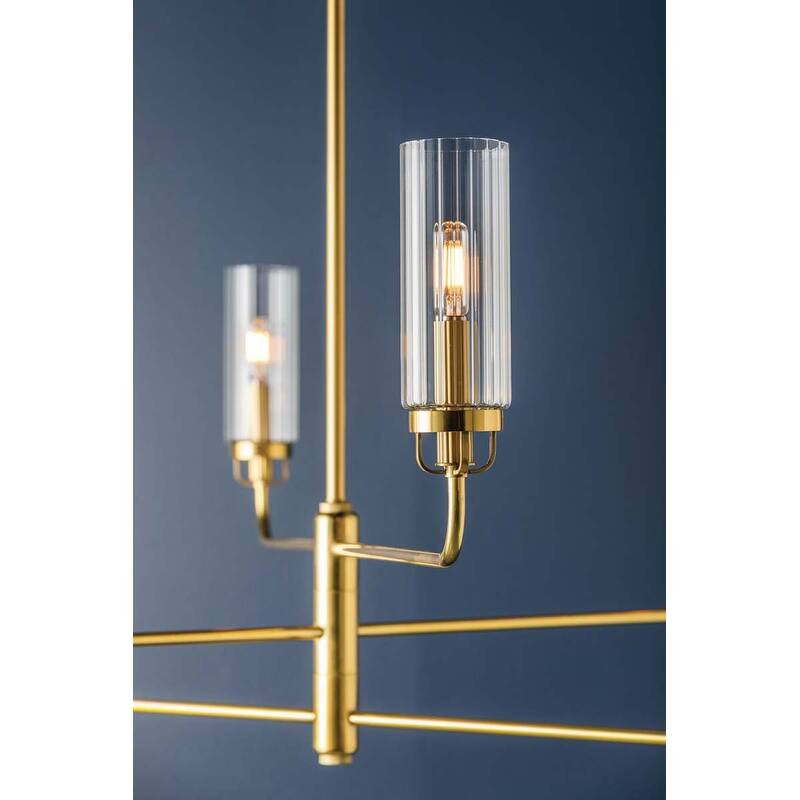 Hudson Valley Lighting 9306 Halifax 6 Light 48" Wide Chandelier
