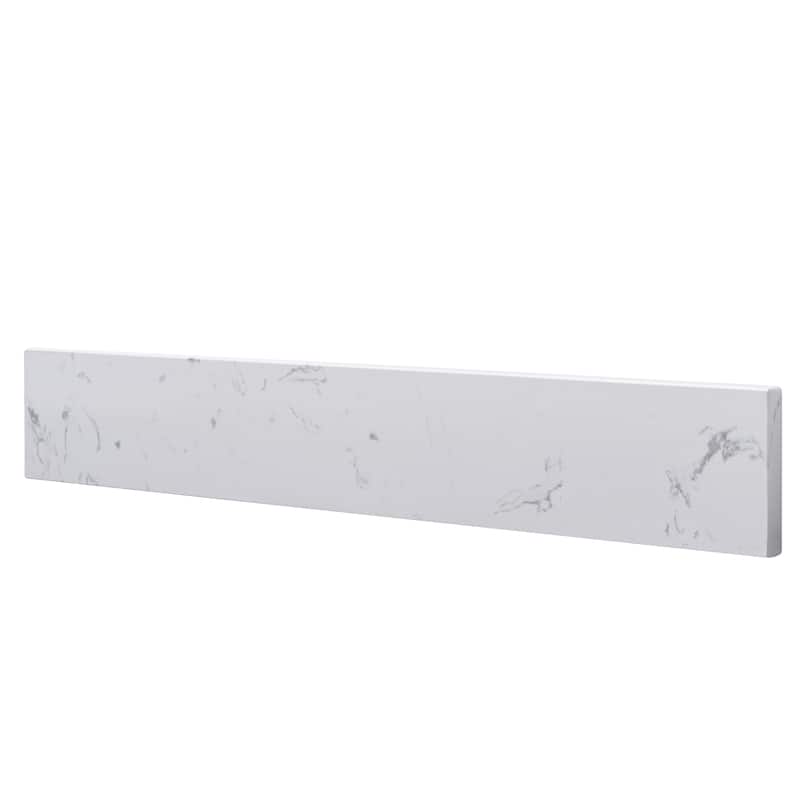 Avanity 21 in. Cala White Engineered Stone Vanity Top Sidesplash