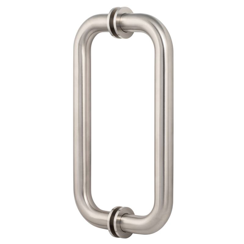 Sure-Loc SHR-1 C Shape 8" Center to Center Back to Back Shower Door - Satin Stainless