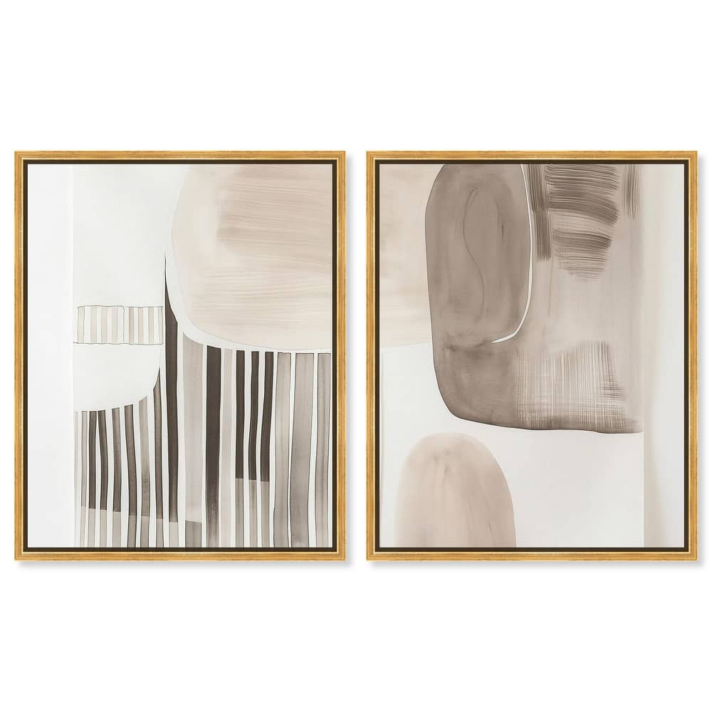 Slumbering Patterns II Canvas Set of 2 by Art Remedy