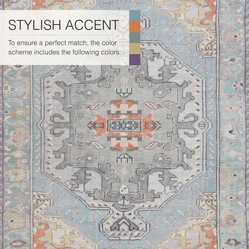 Zenora Machine Washable Medallion Area Rug