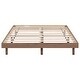 preview thumbnail 20 of 22, Full Size Floating Platform Bed Frame with Slats, No Headboard