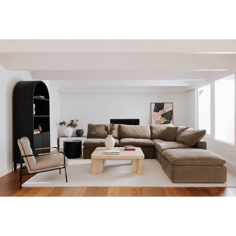 Aurelle Home Tami Modular Sectional Piece - Corner Module - 38" x 38"