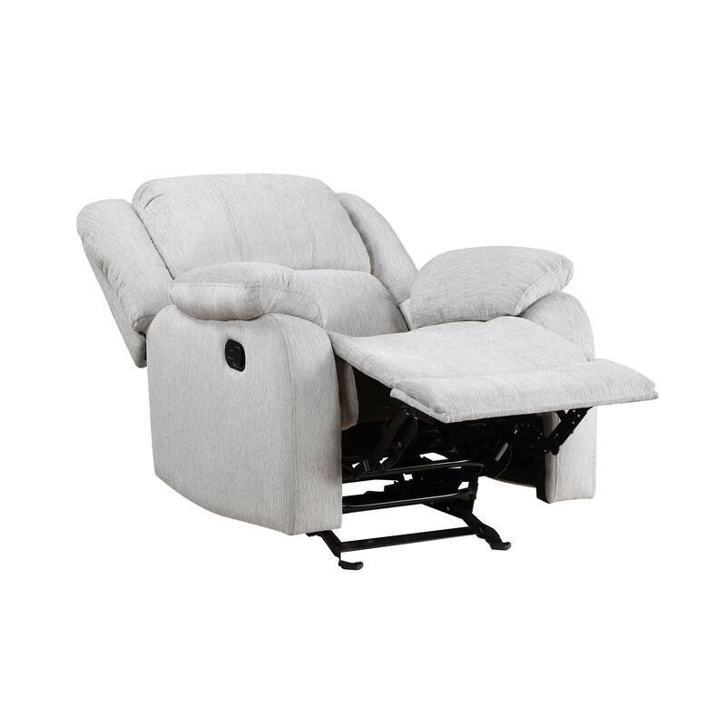 Raleigh Chenille Manual Glider Reclining Chair