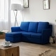 preview thumbnail 18 of 17, Furniture of America Golt Contemporary Upholstered L-shaped Sectional Royal Blue