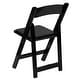 preview thumbnail 47 of 65, Wood Folding Chair with Vinyl Padded Seat (Set of 2)