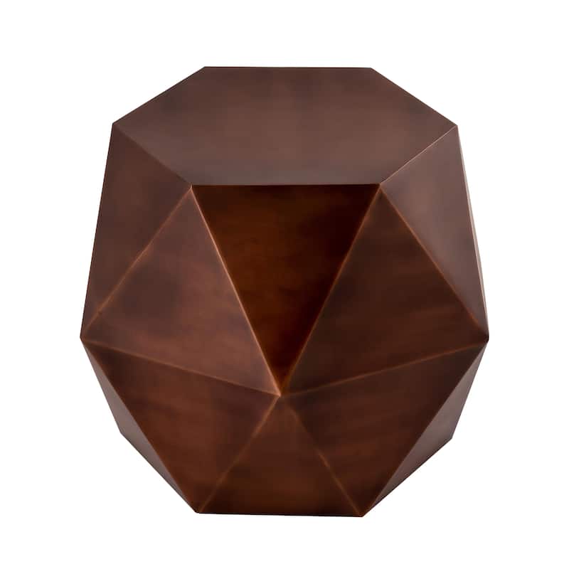 Pasargad Home Lexi Diamond Shape Side Table - W17.25"xD17.25"xH18"