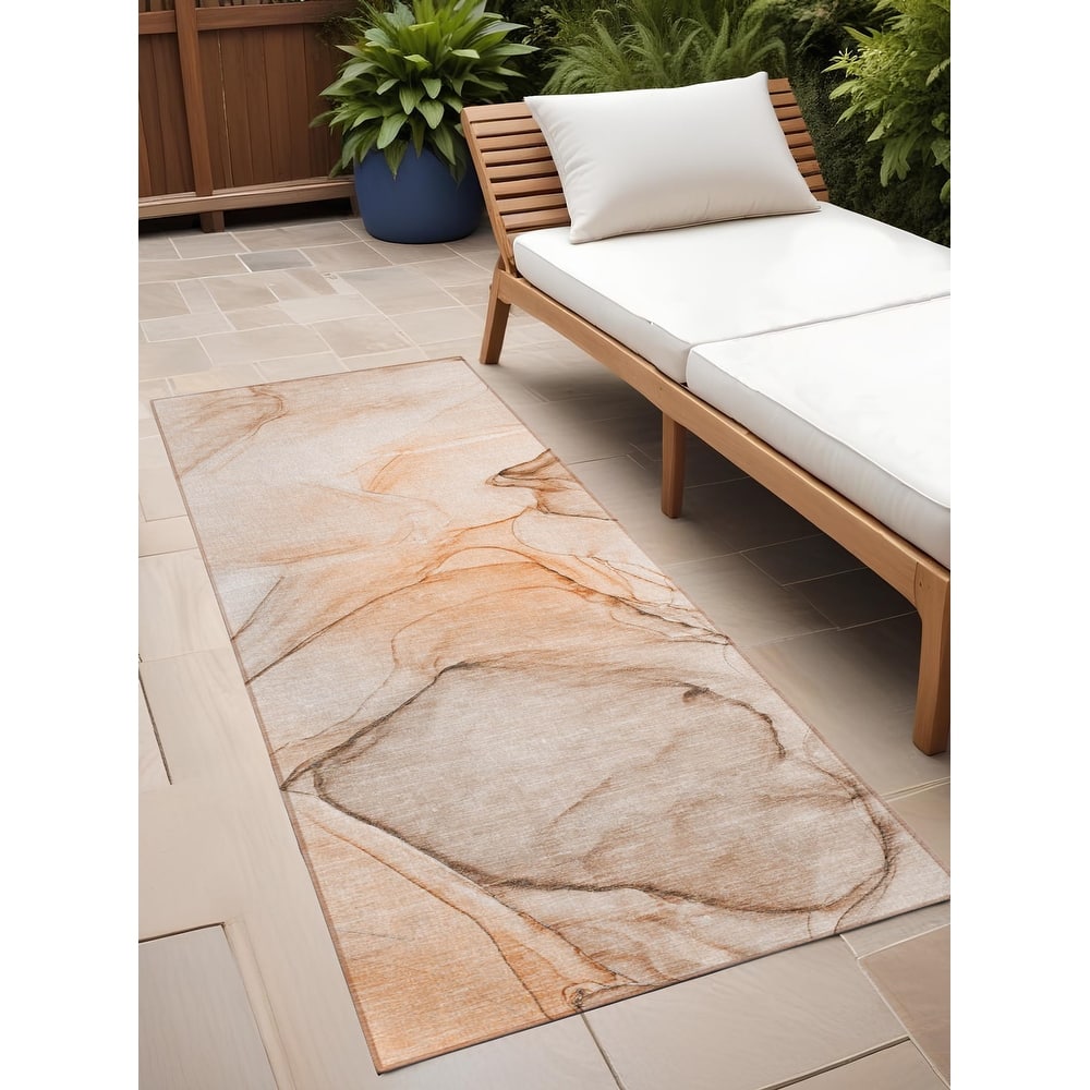 Allora Unique Abstract Weather Resistant Classic Meets Modern Outdoor Rug