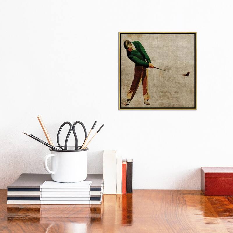 iCanvas "Vintage Sports II" by John Butler Framed Canvas Print