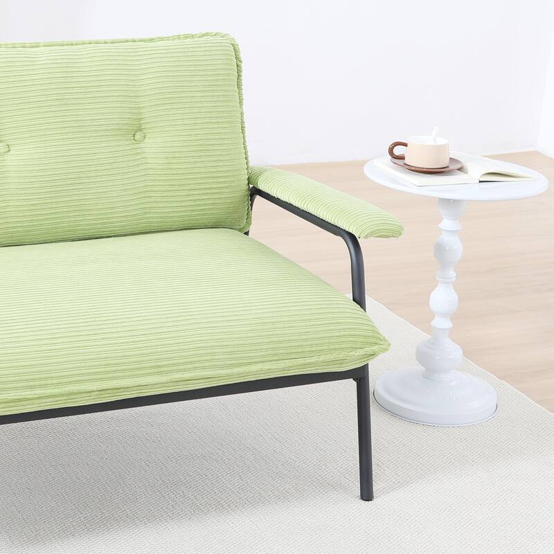The 53-Inch Sofa Offers A Spacious Layout In The Small Apartment