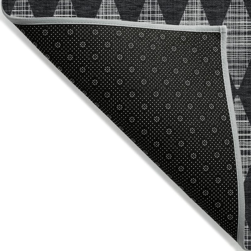 Machine Washable Indoor/ Outdoor Chantille Argyle Rug