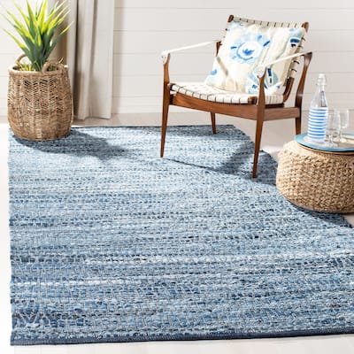 SAFAVIEH Handmade Montauk Leopold Stripe Casual Geometric Cotton Rug